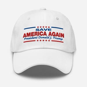 2024 Save America Again Trump Embroidered Hat Cap - RAF COLLECTION