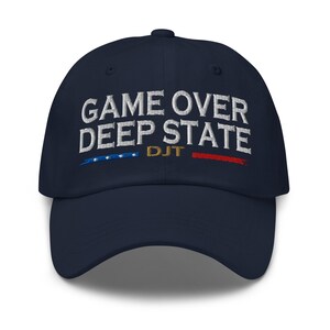 Cap Game over Deep State - hat for Trump supporters - RAF COLLECTION