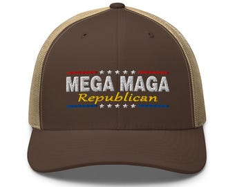 Gorra Mega MAGA Republicana Bordada - COLECCIÓN RAF