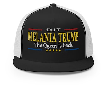 Hat, cap, Melania Trump is back as Queen - RAF COLLECTION
