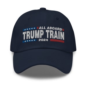 All aboard Trump Train! Hat Cap - RAF COLLECTION