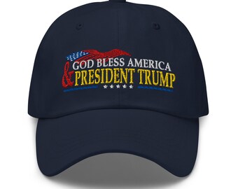 Dios bendiga a Estados Unidos y al presidente Trump - COLECCIÓN RAF