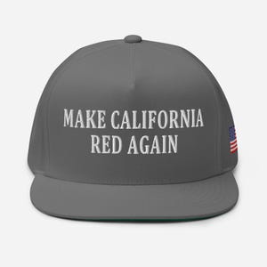 Pro-RepublicanHat red cotton California hat, pro-Trump hat - RAF COLLECTION