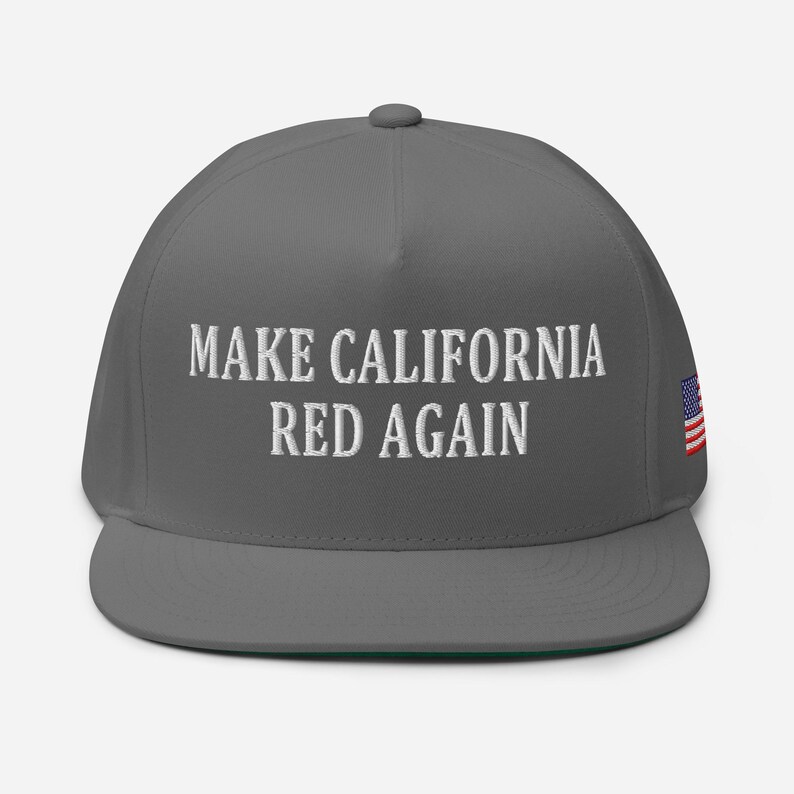 Pro-RepublicanHat red cotton California hat, pro-Trump hat - RAF COLLECTION