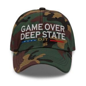 Cap Game over Deep State - hat for Trump supporters - RAF COLLECTION