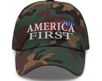 Cap America First Embroidered hat - RAF COLLECTION