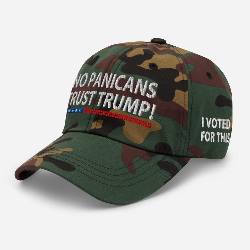 Design cotton hat: No panicans - Trust President Trump! - RAF COLLECTION