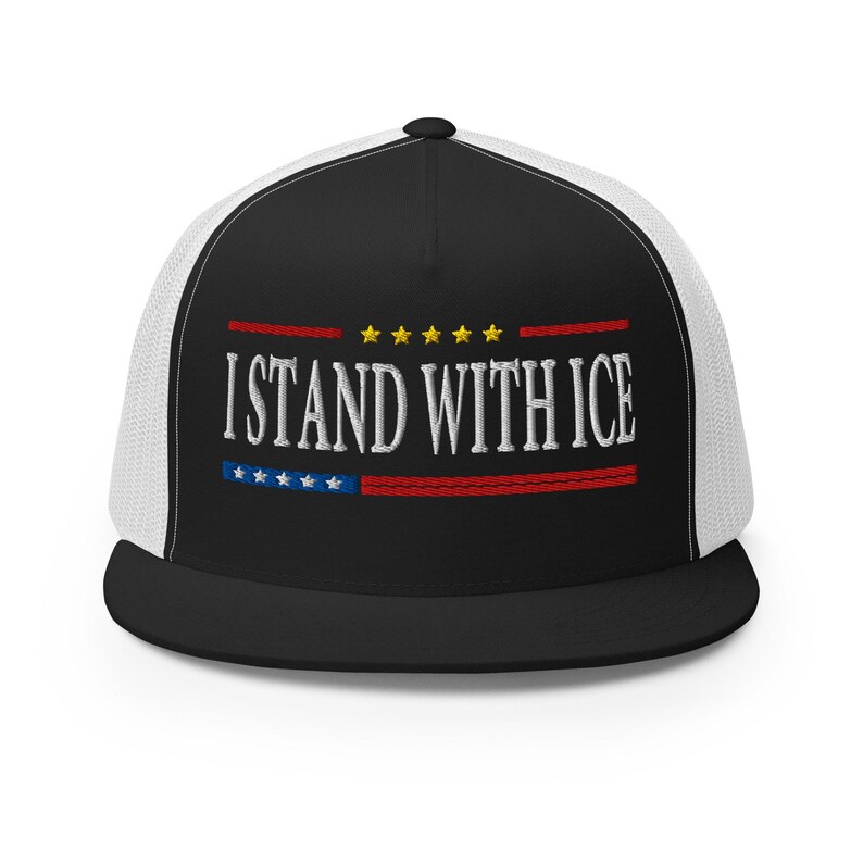 Cap Patriotic Pro-Trump Hat - I stand with ICE - RAF COLLECTION