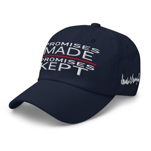 Cap for Trump supporters - Promises made - promises kept - RAF COLLECTION