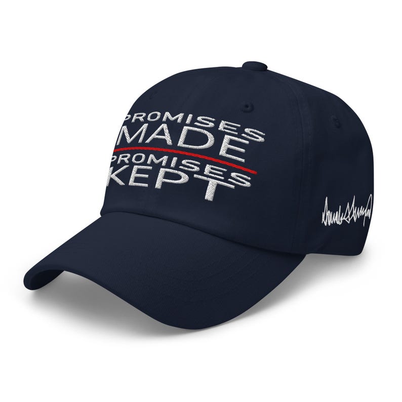 Cap for Trump supporters - Promises made - promises kept - RAF COLLECTION