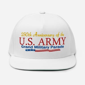 Pro-Trump Patriot Anniversary hat, cap - 250th Anniversary U.S. Army Grand Military Parade - RAF COLLECTION