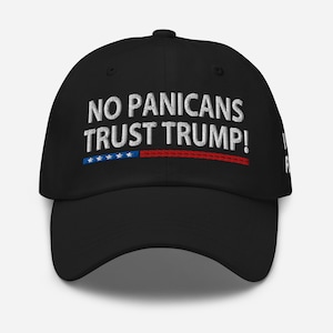 Design cotton hat: No panicans - Trust President Trump! - RAF COLLECTION