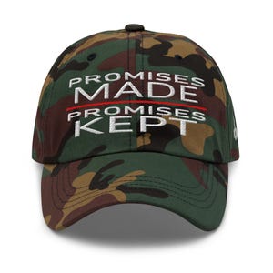 Cap for Trump supporters - Promises made - promises kept - RAF COLLECTION