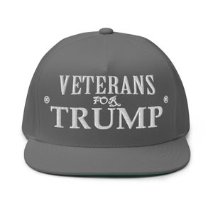 Veterans for Trump Hat - High Profile Snapback