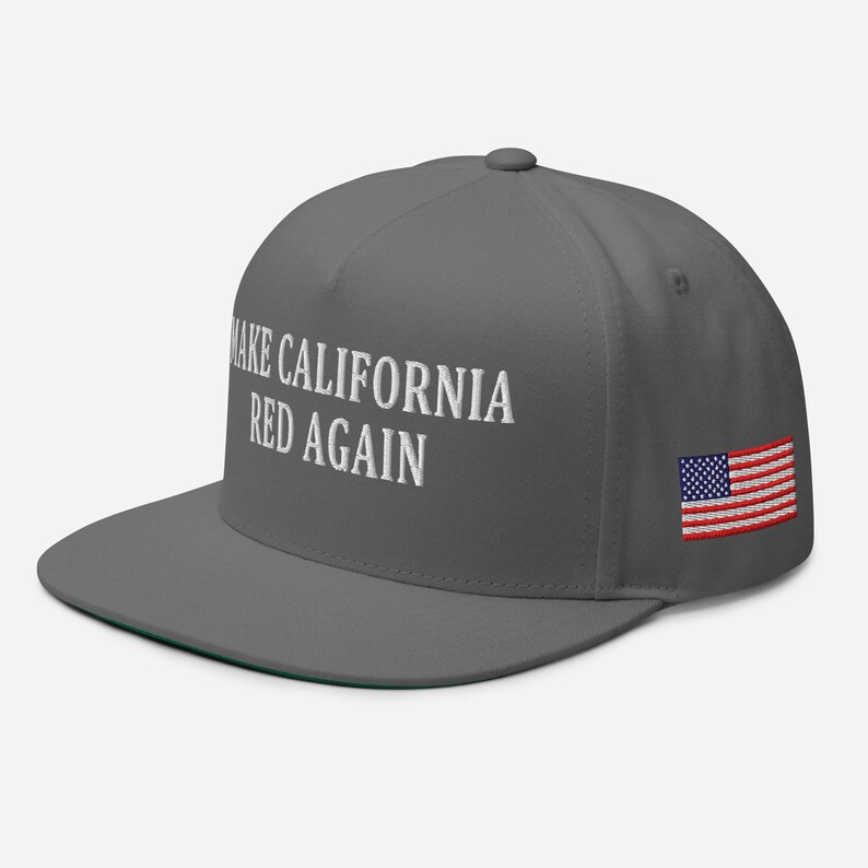 Pro-RepublicanHat red cotton California hat, pro-Trump hat - RAF COLLECTION