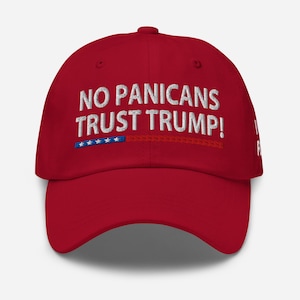 Design cotton hat: No panicans - Trust President Trump! - RAF COLLECTION