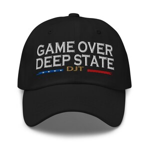 Cap Game over Deep State - hat for Trump supporters - RAF COLLECTION
