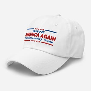 2024 Save America Again Trump Embroidered Hat Cap - RAF COLLECTION
