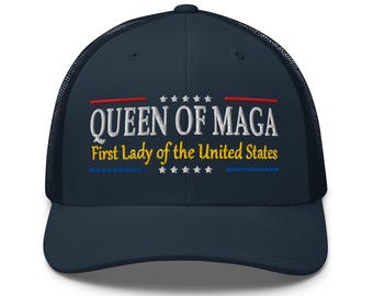 Hat for Melania Trump  Supporters - Queen of MAGA - RAF COLLECTION