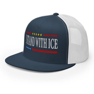 Cap Patriotic Pro-Trump Hat - I stand with ICE - RAF COLLECTION
