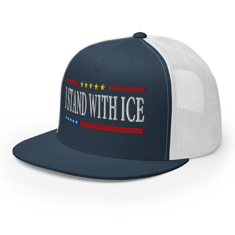 Cap Patriotic Pro-Trump Hat - I stand with ICE - RAF COLLECTION