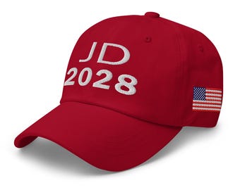 Political Dad Hat: Trump Supporter, JD Vance 2028 - RAF Collection