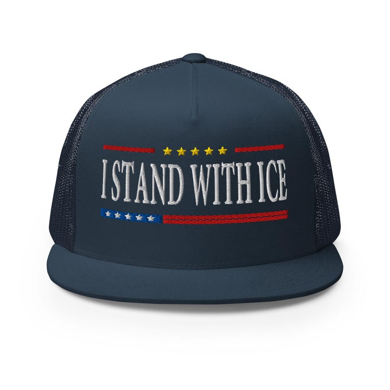 Cap Patriotic Pro-Trump Hat - I stand with ICE - RAF COLLECTION
