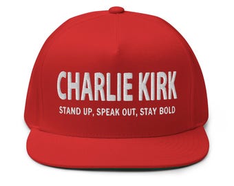 Charlie Kirk supporter patriotic cap - RAF COLLECTION