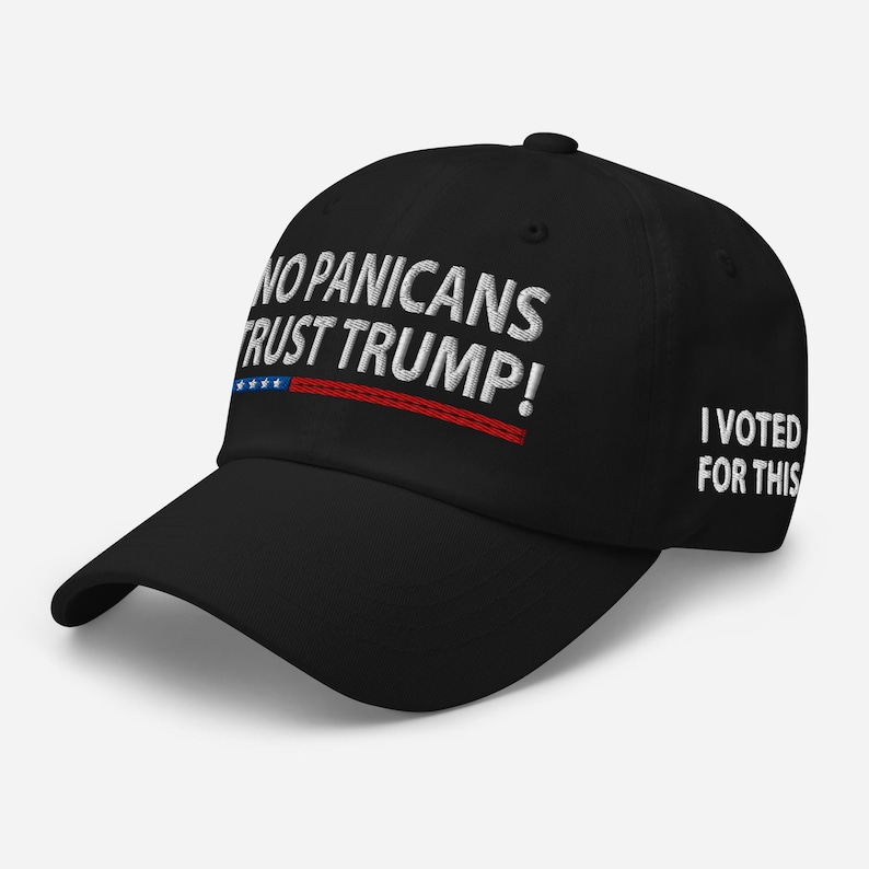 Design cotton hat: No panicans - Trust President Trump! - RAF COLLECTION