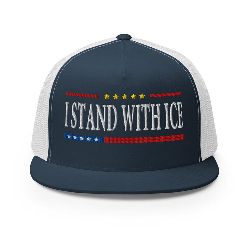 Cap Patriotic Pro-Trump Hat - I stand with ICE - RAF COLLECTION