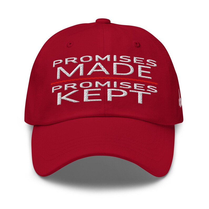 Cap for Trump supporters - Promises made - promises kept - RAF COLLECTION