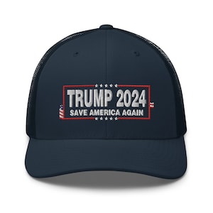 Only President Trump Save America Again, say his fans cap - RAF COLLECTION