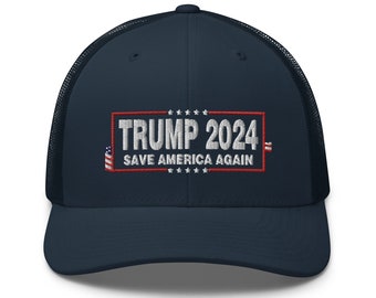 Only President Trump Save America Again, say his fans cap - RAF COLLECTION
