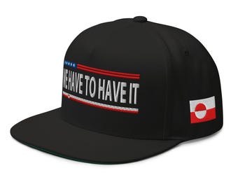 Hat: 'We have to have it' - Trump - Greenland - RAF COLLECTION