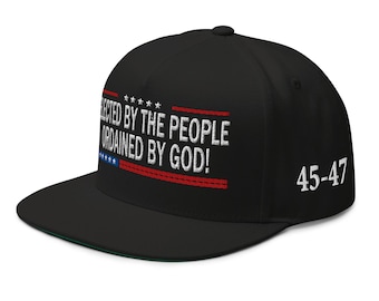 Cap, hat, 45-47th President is elected by People ordained by God! - RAF COLLECTION