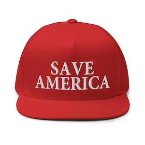Save America Red Patriotic Trump 2024 Hat - RAF COLLECTION