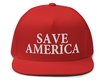 Gorra Save America Red Patriotic Trump 2024 - COLECCIÓN RAF