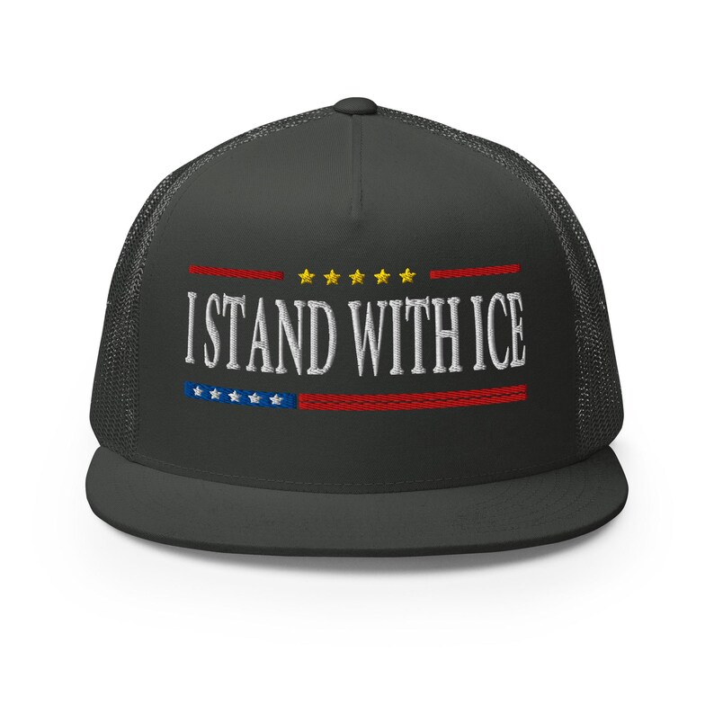 Cap Patriotic Pro-Trump Hat - I stand with ICE - RAF COLLECTION