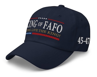 Gorra pro-Trump: Rey de Fafo - ¡Viva el Rey! - COLECCIÓN RAF