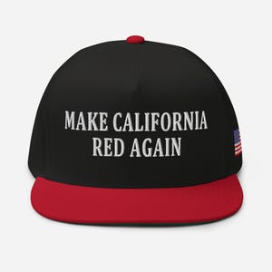 Pro-RepublicanHat red cotton California hat, pro-Trump hat - RAF COLLECTION