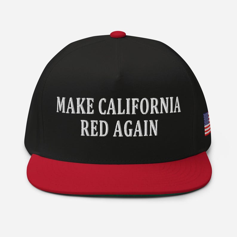 Pro-RepublicanHat red cotton California hat, pro-Trump hat - RAF COLLECTION