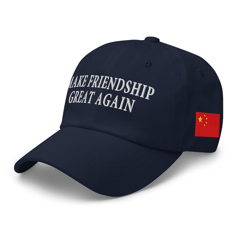 Hat: Make Friendship Great Again - US President Donald J. Trump & Chinese President Xi - RAF COLLECTION