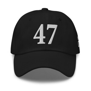 Charlie Kirk 47 hat Freedom fitted hat pro-Trump embroidered patriotic cap gift - RAF COLLECTION
