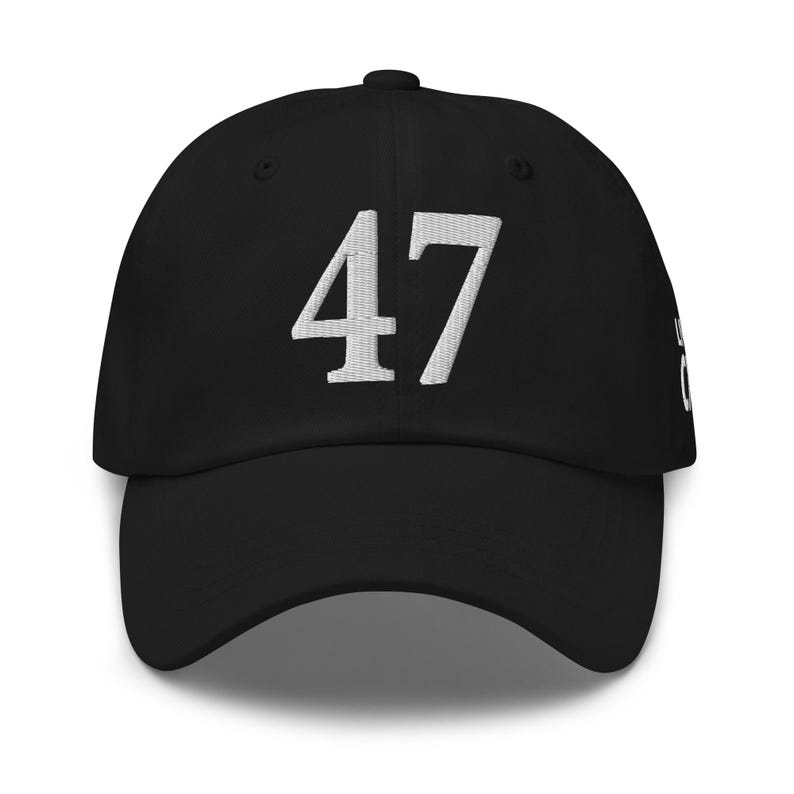 Charlie Kirk 47 hat Freedom fitted hat pro-Trump embroidered patriotic cap gift - RAF COLLECTION