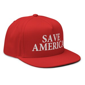 Save America Red Patriotic Trump 2024 Hat - RAF COLLECTION
