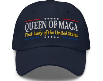 Hat, cap for Melania Trump  Supporters - Queen of MAGA - RAF COLLECTION