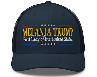 Hat for supporters of Melania Trump cap, First Lady of the United States - RAF COLLECTION