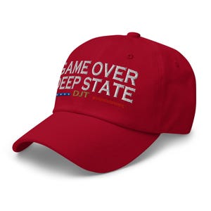 Cap Game over Deep State - hat for Trump supporters - RAF COLLECTION