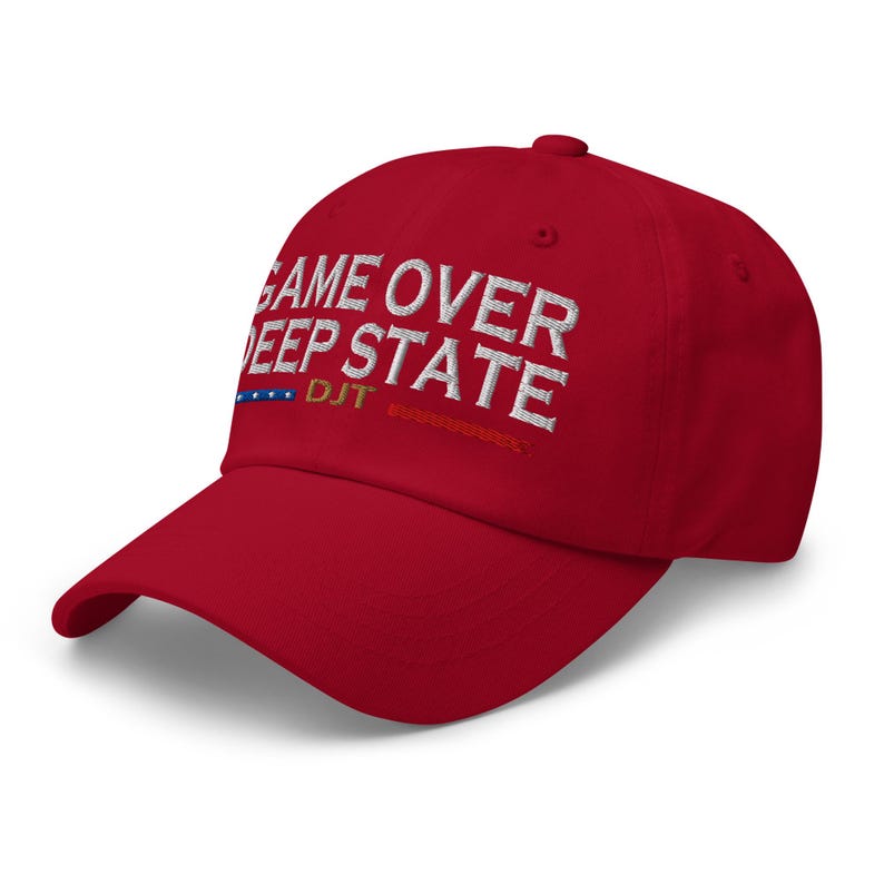 Cap Game over Deep State - hat for Trump supporters - RAF COLLECTION