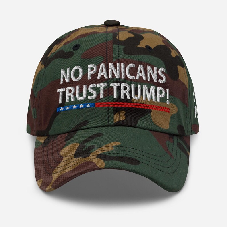 Design cotton hat: No panicans - Trust President Trump! - RAF COLLECTION